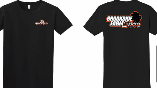 Black T-Shirt | Orange