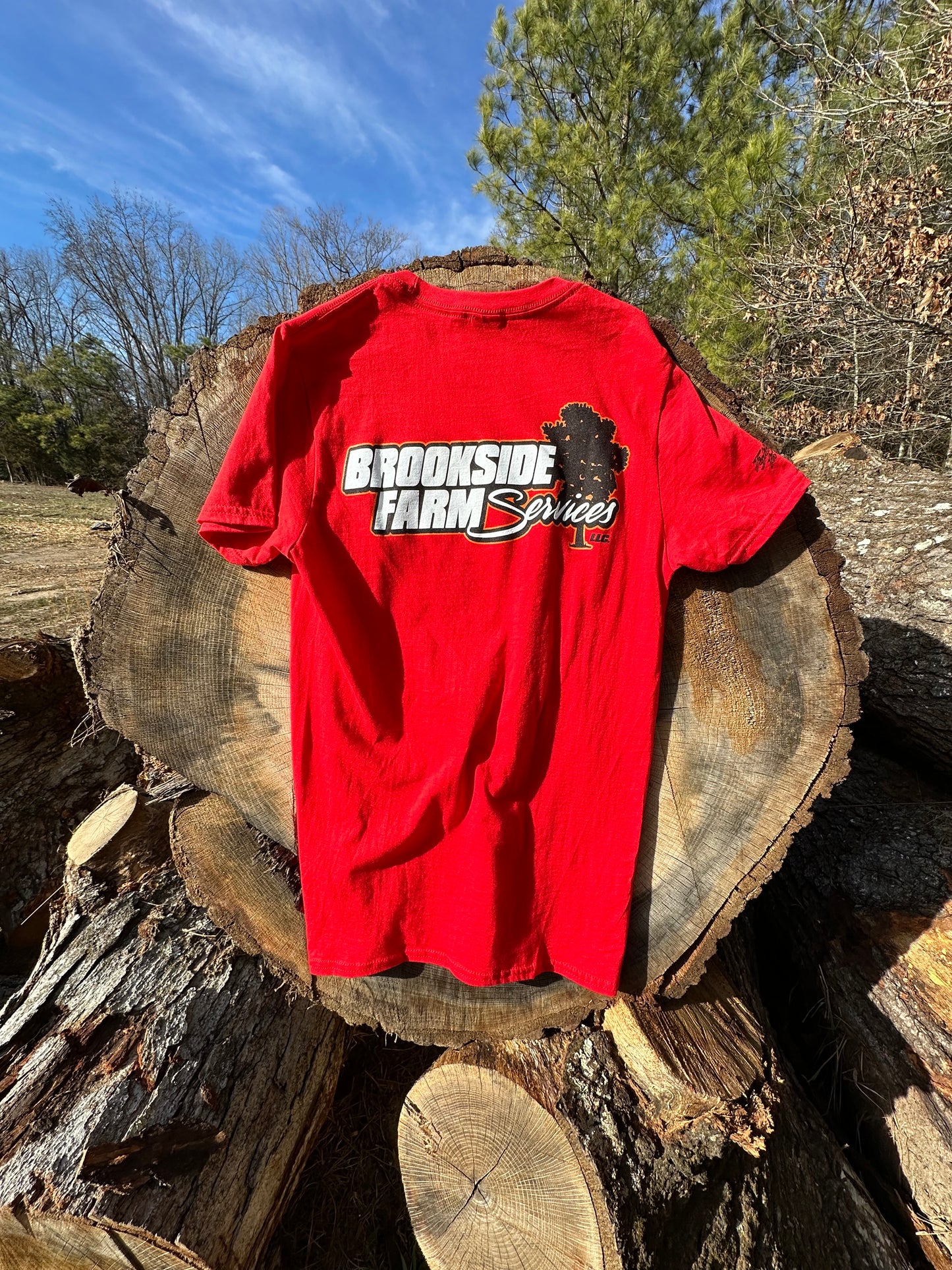 Hustle Trees | Red T-Shirt