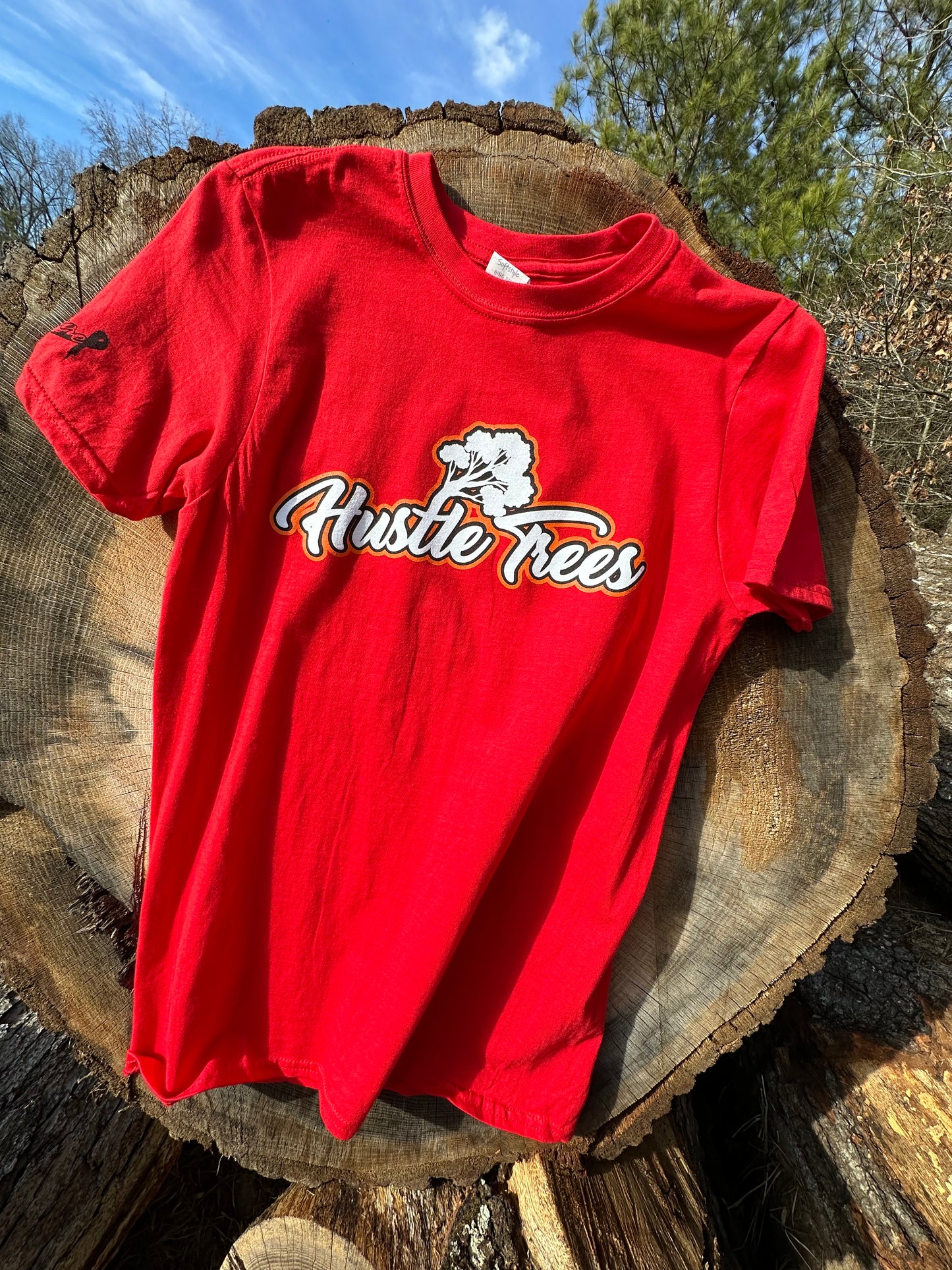 Hustle Trees | Red T-Shirt